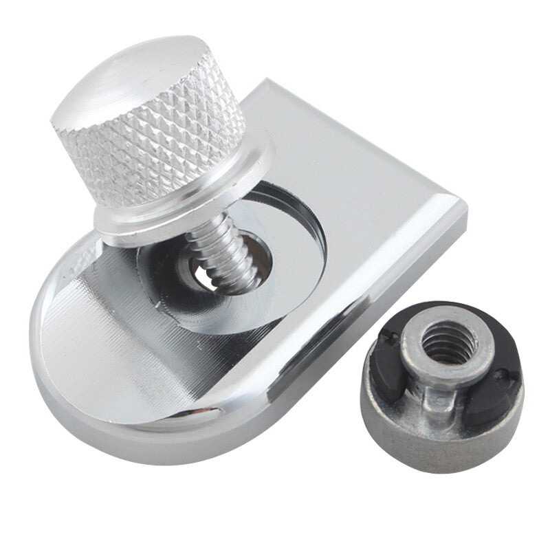Chrome rear for seat bolt catch screw mounting tool cover nut kit for Harley Sportster