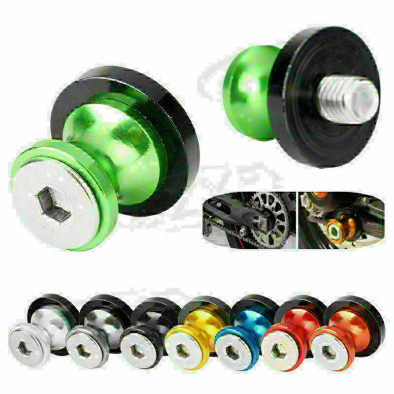 Fit for Kawasaki 650R Z750 Z750S ER6N 2005 - 2012 10mm Swingarm Spools Sliders