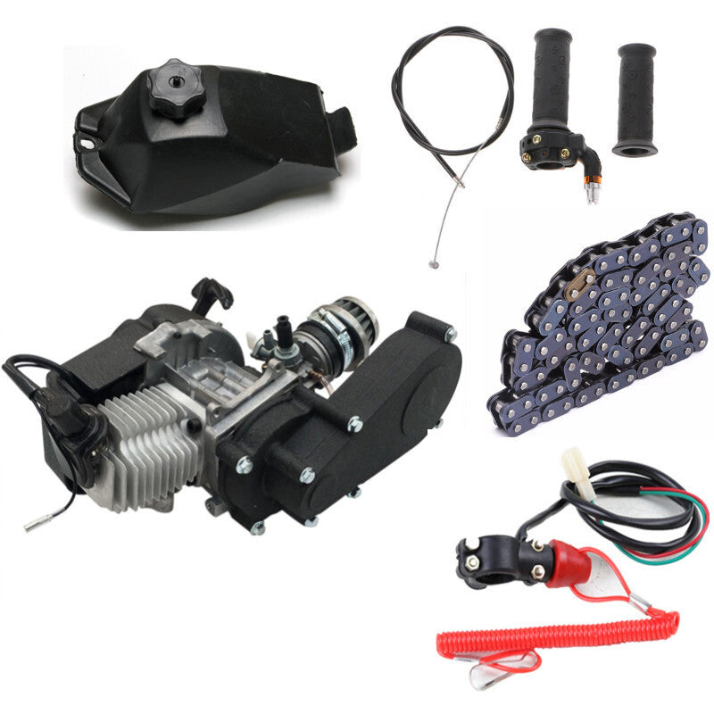 50cc 49cc 2 Stroke Engine Motor Kit For ATV Scooter Pocket for Mini Quad Dirt Bike