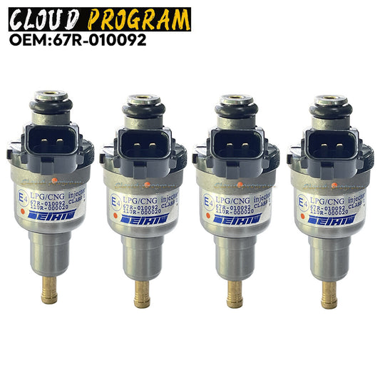 NEW FOR LPG CNG orange Fuel Injector 67R-010092 110R-000020 4PCS v