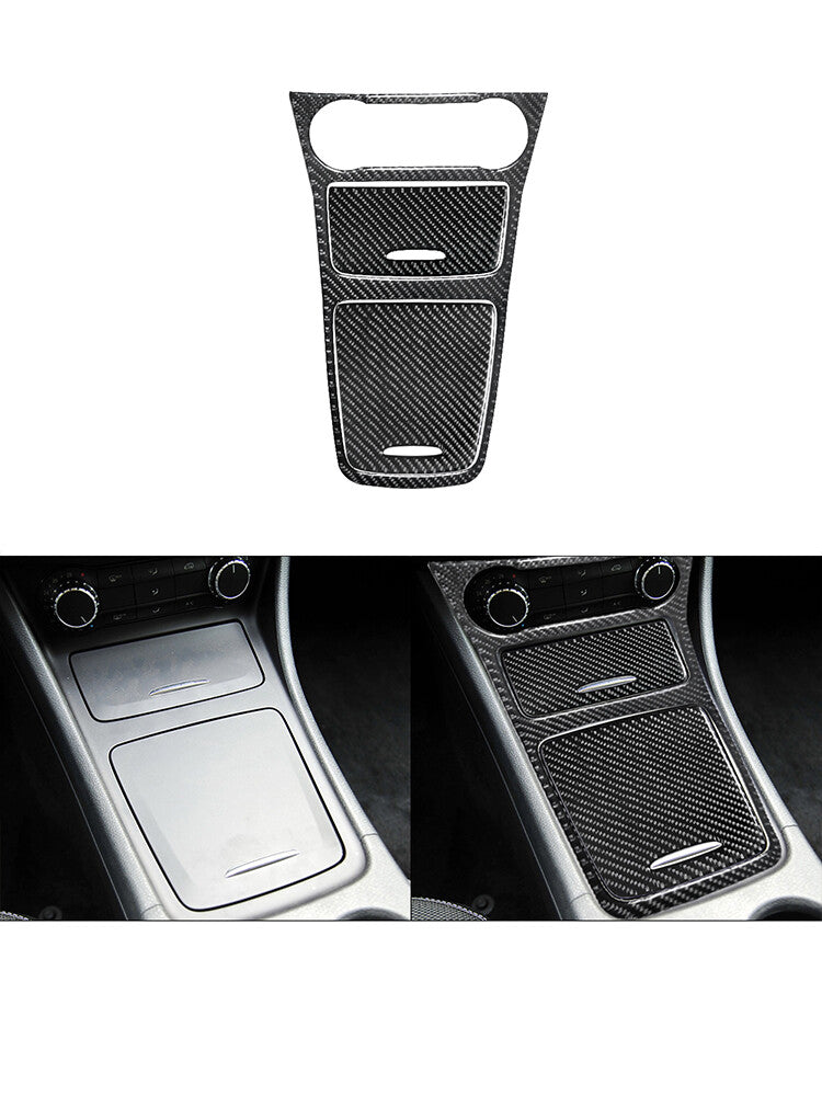 Red Carbon Fiber Inner Automatic Gear Shift Trim for Hyundai Azera 2006-2011 v