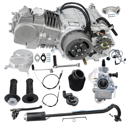 Complete 125cc manual motor kit for pit bikes ATC70, Z50, CT70, CRF50, XR50, CT90