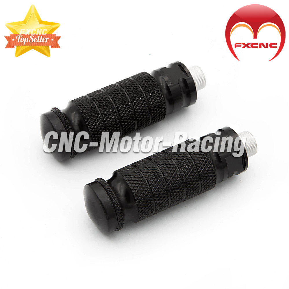 Suitable for CBR600 RS125/GP125 F4I F2 F3 F4 CNC aluminum footstool pedals, black