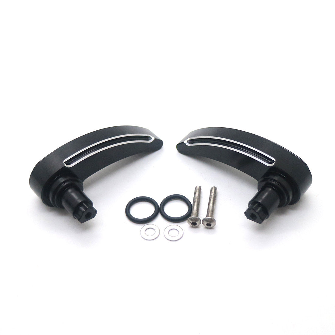 Black Saddlebag Latch Lever Lid Lifter for Harley Electra Street Glide 2014-2017 Q