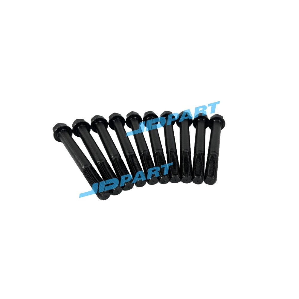 10-piece C3.3 cylinder head bolts for Caterpillar diesel engines -