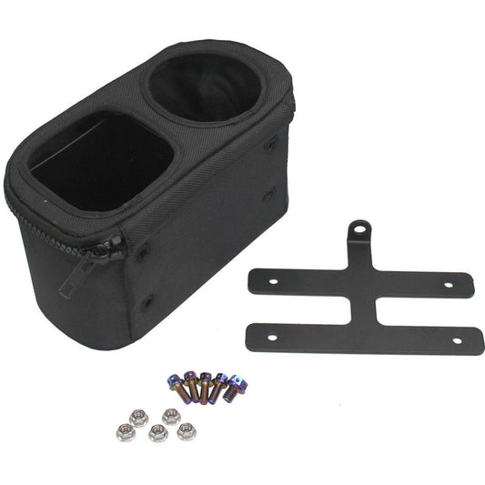 Motorcycle Handlebar Crossbar Storage Bag Scooter Front Cup Holder Accessories Q