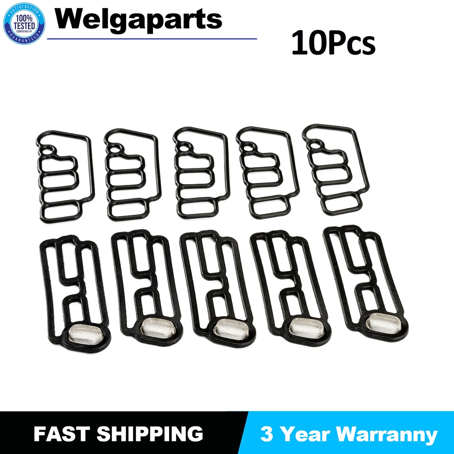 10xCylinder Head Solenoid Gasket VTEC For 2008-16 for Honda Odyssey 3.5L 15815R70A01