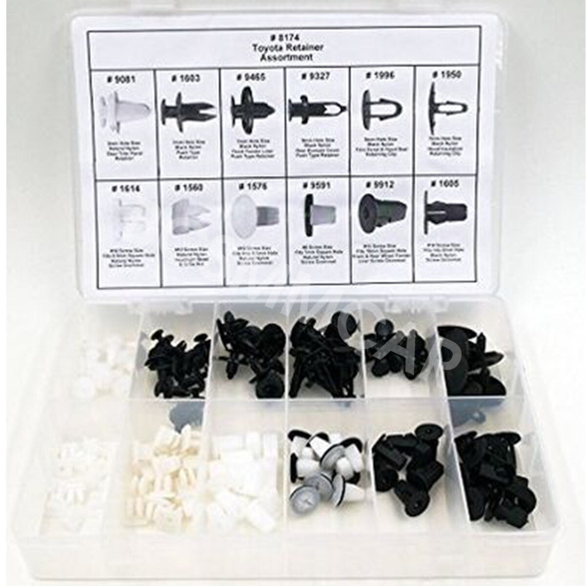Fit for Toyota for Camry 1988-2023 Fixing Fastener Kit Bumper Fender Retainer Clips