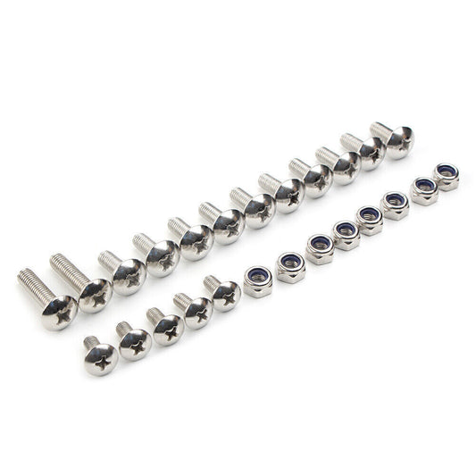 25PCS for Yamaha Banshee Fender Bolt Screw Nut Mount Kit Plastics Hardware Q