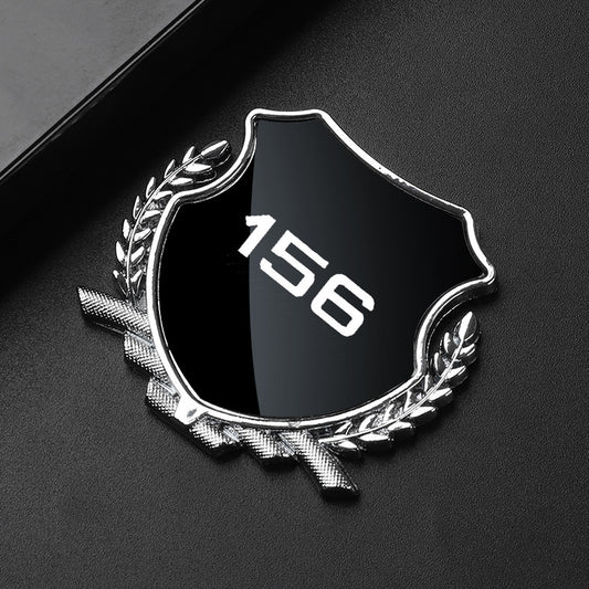 Suitable for Alfa Romeo MITO car keychains and key rings, black polyurethane synthetic leather, Italian flag
