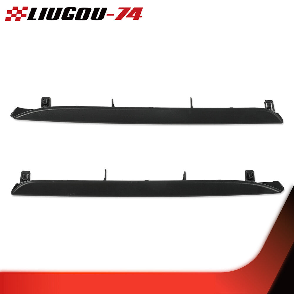 Molded lower trim on the left and right rear bumpers suitable for Toyota for Camry SE XSE 2018-2020.
