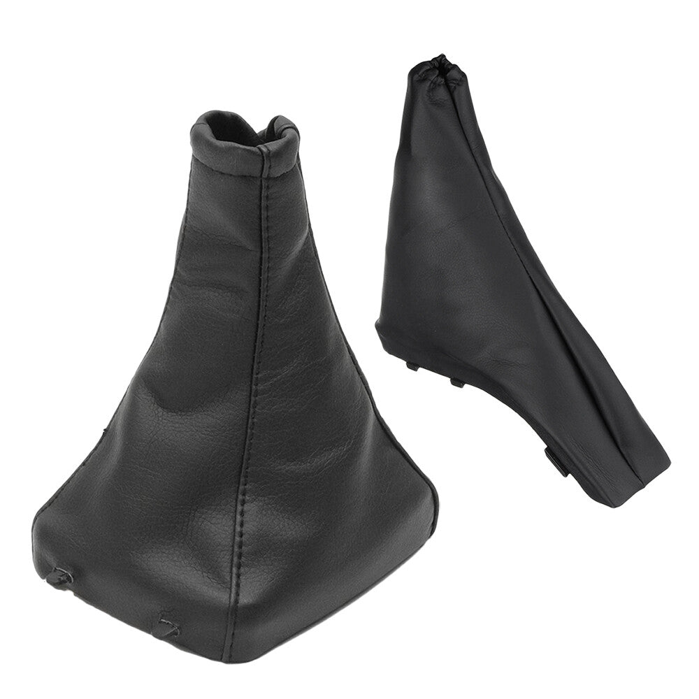Pu Leather Handbrake Gear Stick Boot Gaiter Cover for Vauxhall Astra G 1998-2004 Q