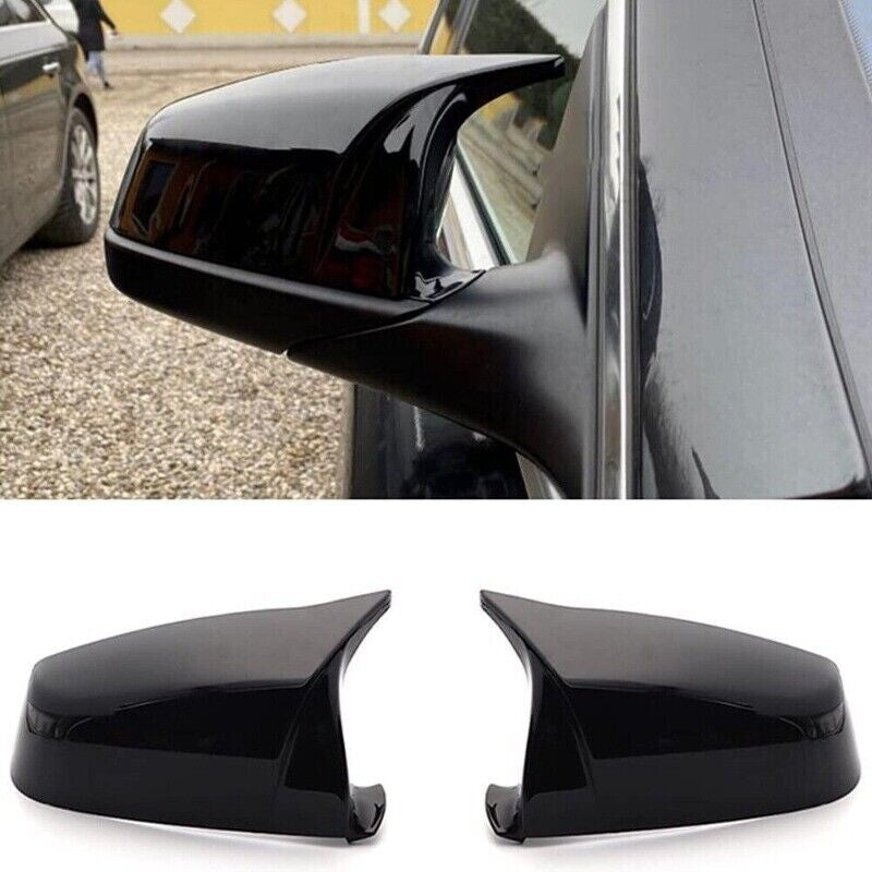 Glossy Black Mirror Protective Case for BMW 5, 6, 7 Series E60 E63 LCI F01 F06 F10 F12