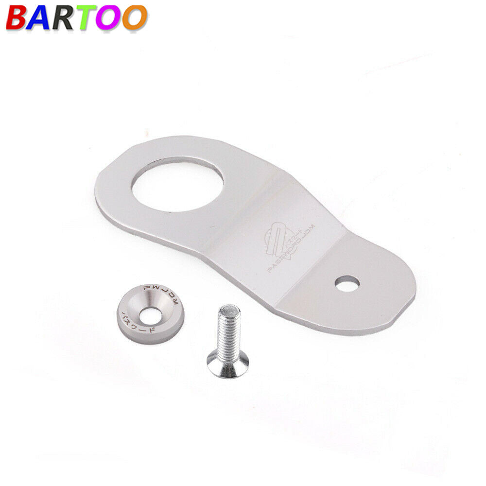 Silver Radiator Stay Mounting Bracket with Washer for Honda for Civic EK AP DC 96-00 Q