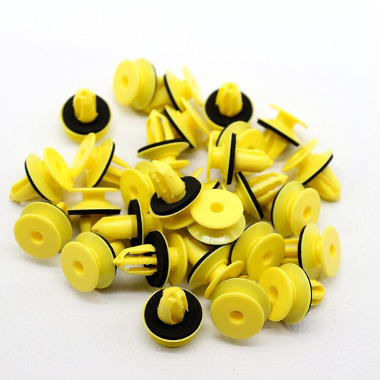 50Pcs Door Panel Retainer Clips With Gasket For GM for Cadillac for Chevrolet 11610606 Q