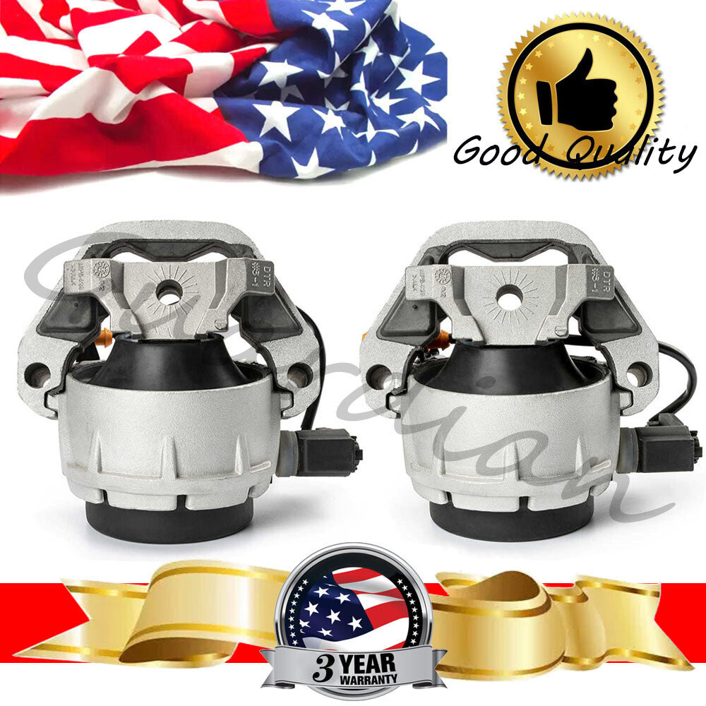 Left + Right Engine Mount 4G0199381 Suitable for Audi A6 A7 3.0L V6 A/T Quattro 12-18 16