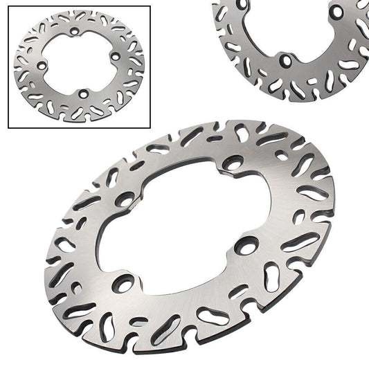 220mm Steel Rear Brake Disc Rotors Silver for Honda CBR600RR CBR1000RR Q