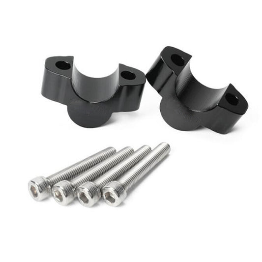 28MM Durable Aluminum Alloy Universal Motorcycle Handlebar Riser Mount Bracketx2 v