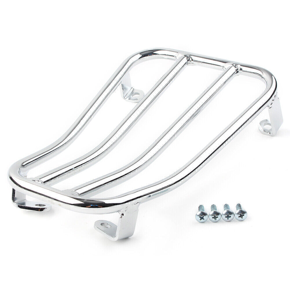 Foot Pedal Rear Luggage Rack Bracket Holder For VESPA GTS300 2017-2023 Chrome