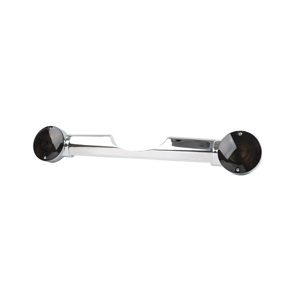 Chrome Rear Turn Signal Bar Housing Lens for Harley Road King FLHR Classic FLHRC Q