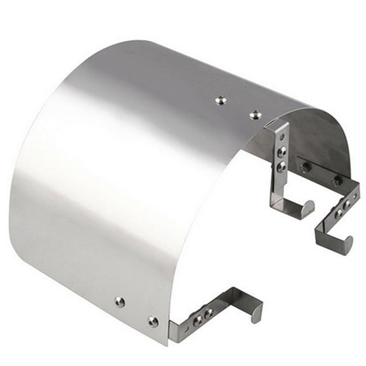 Car Cold Air Intake Filter Cone Empty Cover Plate Heat Shield Stainless Steel Q