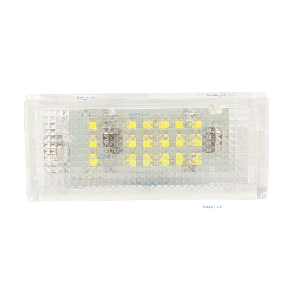 2X Fit for BMW 3 Series Sedan Touring E46 1998-2007 License Plate Lamp White Q
