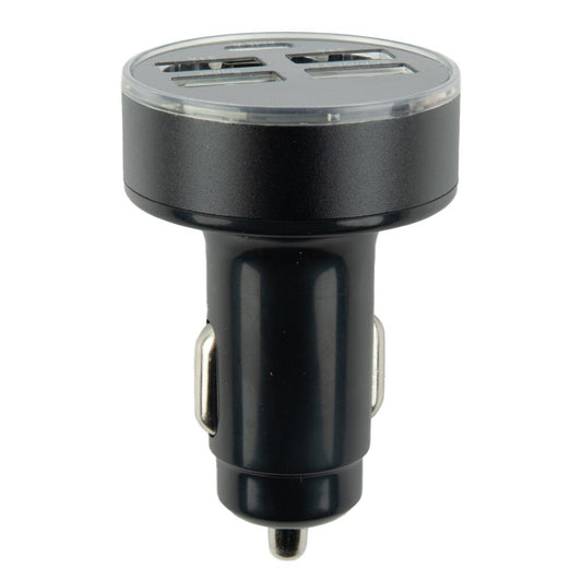 Reliable and efficient 150W fast car charger with 4 USB ports.