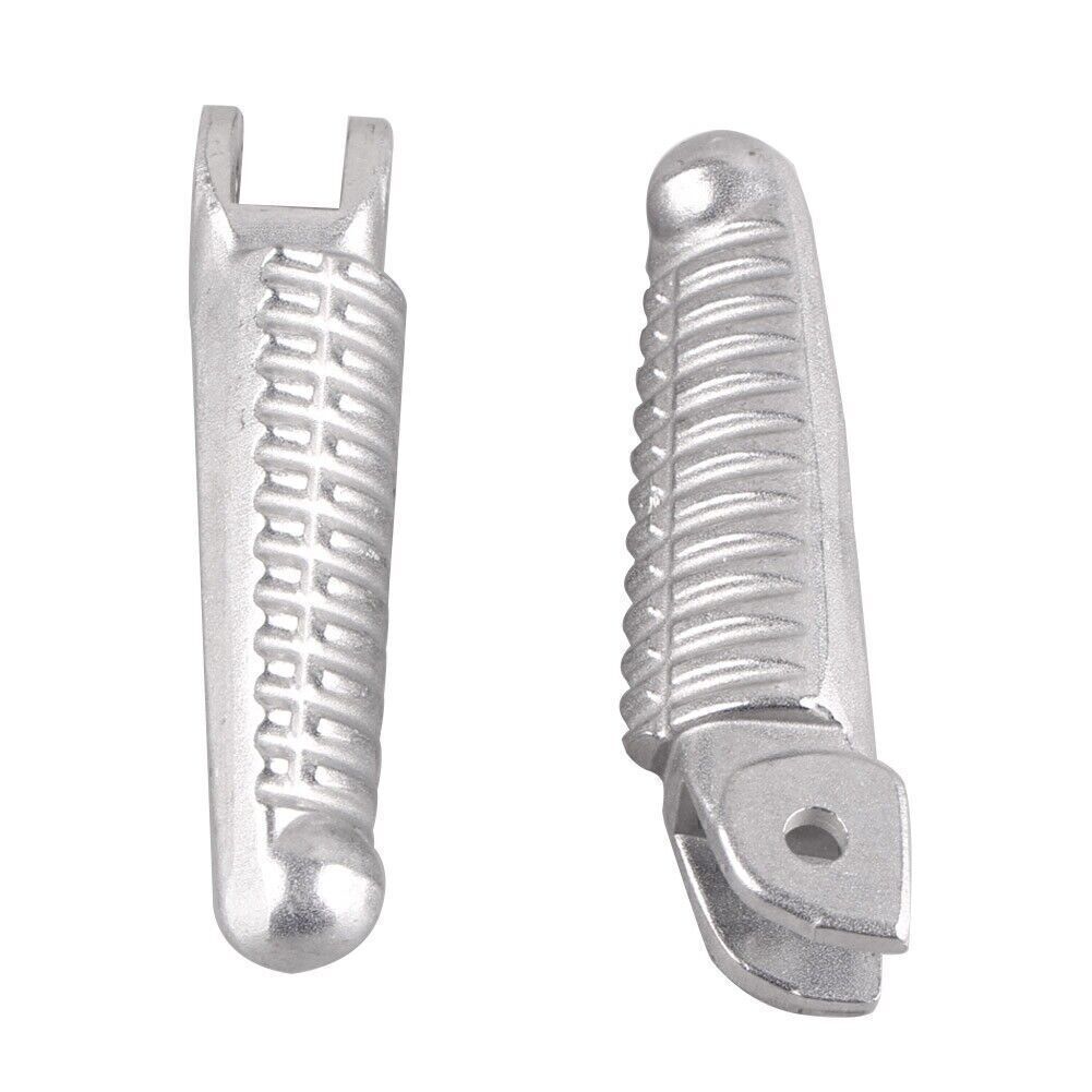 for Ducati 848 1098 1198 2008 - 2013 Rider Front Foot Pegs Footrests Set Silver