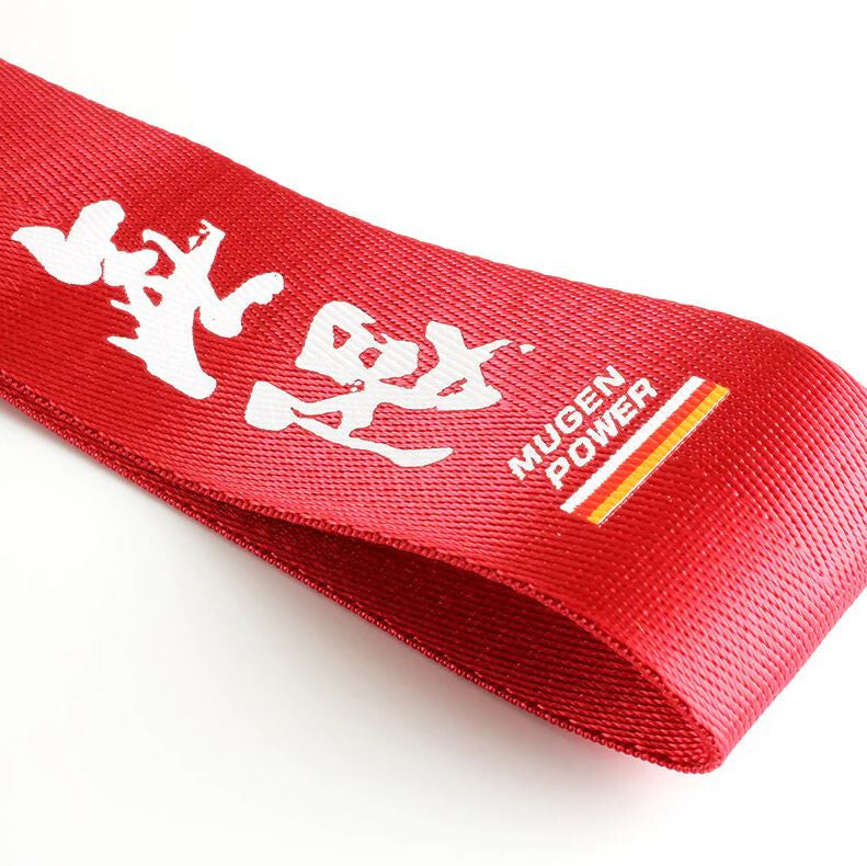 Red Mugen car tow hook for Honda for Acura front cover and rear bumper - suitable for all new models.