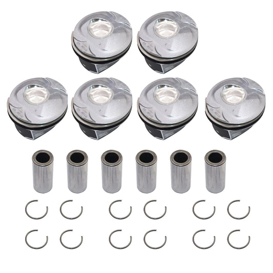 6PCS Supercharged Piston Set Kit Accessories for Jaguar for Land Rover 3.0L V6