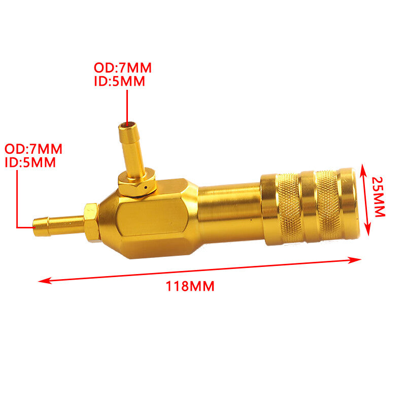 Gold Adjustable Racing Turbo Boost 1-30 Psi Car Manual Boost Controller Kit