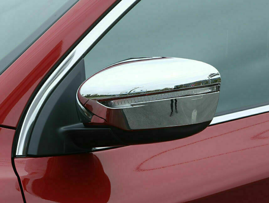 Chrome ABS RearView Side Door Mirror Cover Trims New for Nissan Rogue 2014-2020