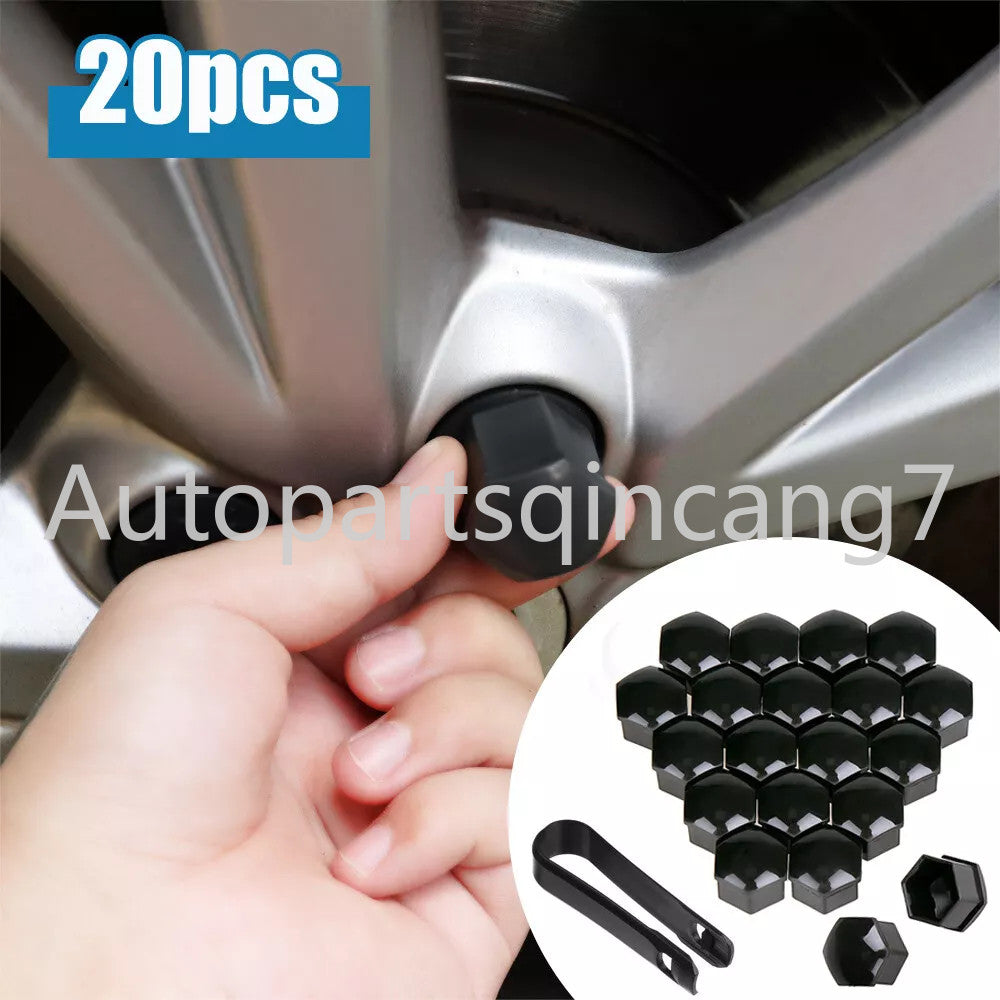 20PCS 17mm Car Wheel Nut Lug Dust Cover Tyre Bolt Hub Screw Cap Protector Q
