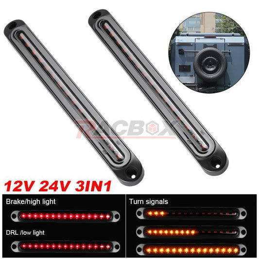 30 LED Car Truck Turn Signal Stop Tail Strip DRL LED Light Bar Brake Flowing