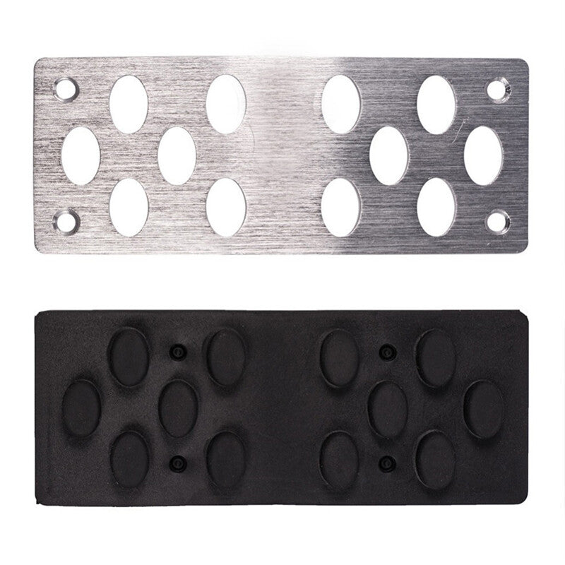 3x/1 Set Manual Gear Drive Pedal Foot Mats for Cars, Gas Brake Pedals, Anti-Slip Protective Covers n