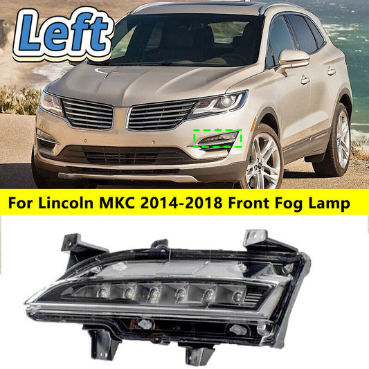 for Lincoln MKC 2014 2015-2018 Left side Daytime running lights Fog Light LED Q
