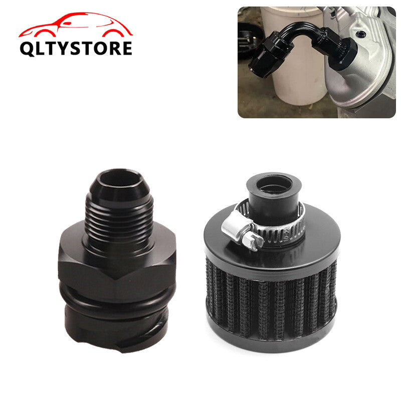 Billet Valve Cover Oil Cap & Black Breather Filter for LSX LS1 LS6 LS2 LS3 LS7 Q