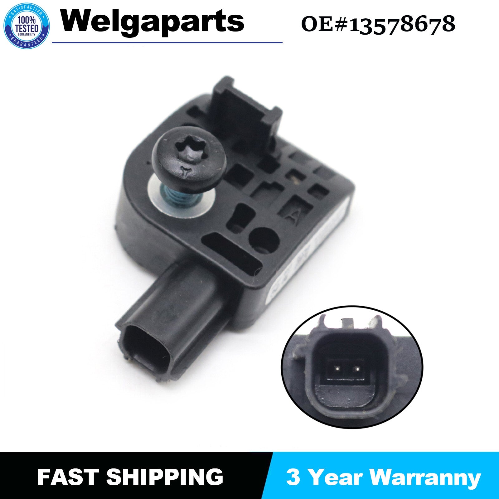 1PC 13578678 for Cadillac for Buick LaCrosse for Chevrolet for GMC 2500HD Impact Sensor New