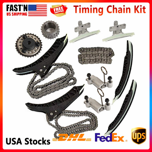 Engine Timing Chain Kit FITS for BMW X5 X6 550I 750I 4.4L V8 DOHC TURBO N63B44A