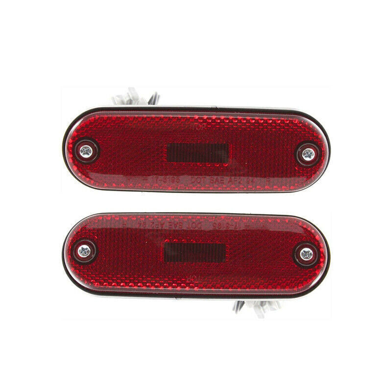 Pair Rear Reflector Side Marker Lamp with bulbs For 1996-2000 for Toyota rav4 Rav-4