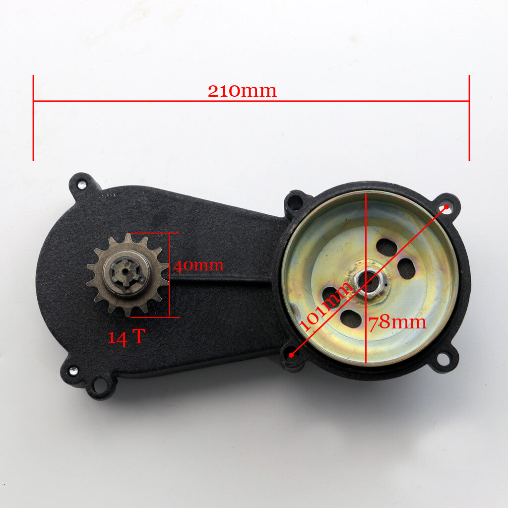 14T Sprocket Transmission single Chain Gearbox Engine Pocket Dirt Bike Go kart