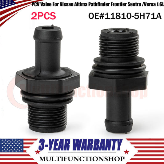 2X 11810-5H71A PCV Valve for Nissan Altima Pathfinder Frontier Sentra 045-0350