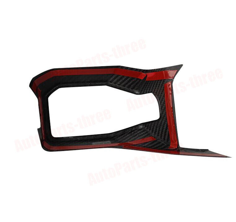 for Mustang 2024-2026 Carbon Fiber Dashboard Left side Outlet Cover Trim n