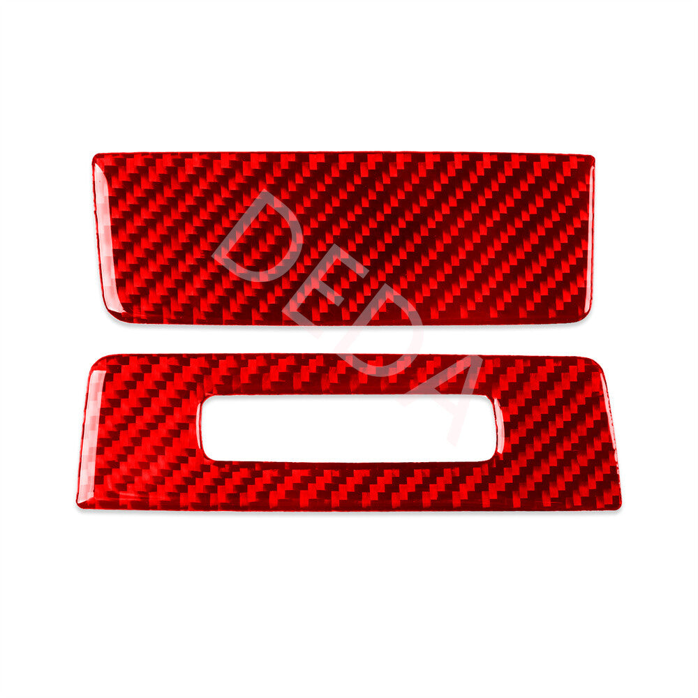 Red Carbon Rear Air Condition Switch Trim for Land Rover Discovery Sport 2015-19