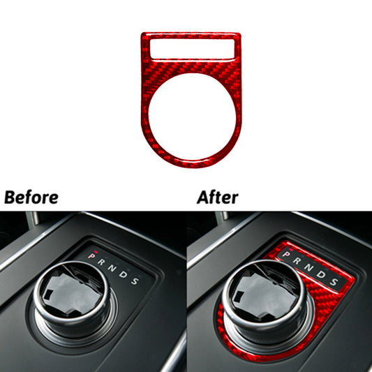 4Pcs Carbon Fiber Interior Door Handle Bowl Cover Trim for VW for Golf MK7 2014-2019 v