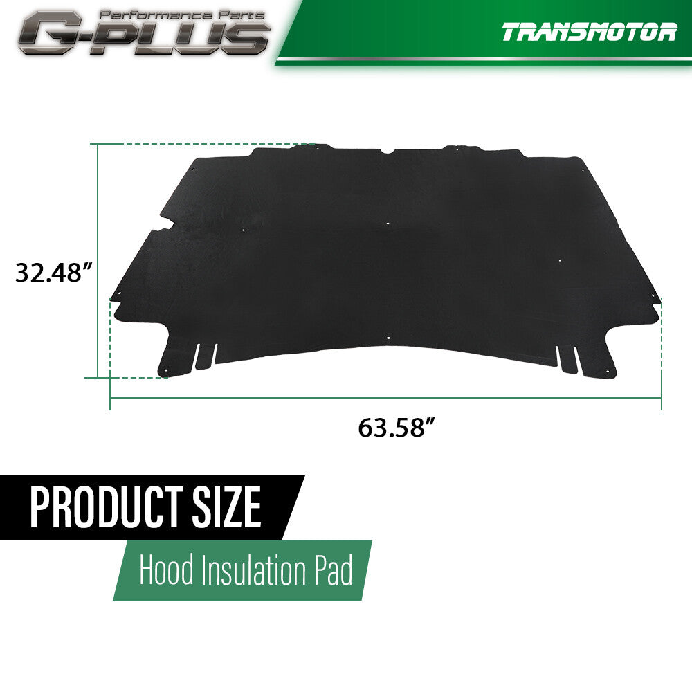 Range Hood Insulation 1/2 Inch Thermal Blanket and Clip Fits 2002 - 2009 for Dodge for Ram 2500 3500 - v