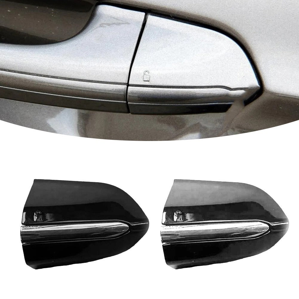 Front Left Driver Side Door Handle Key Bezel Cover Cap For 2013-2020 v
