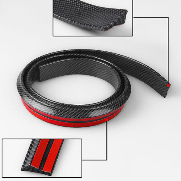 4.9ft 3D Carbon Fiber Rear Wing, Lip, Tail, Trunk, Roof Trim, Luxury Package n