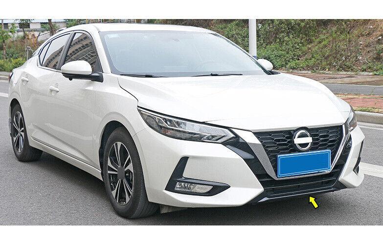 for Nissan Sentra Sylphy 2020-2022 Bright Black Front Bumper Grille Lower Strip