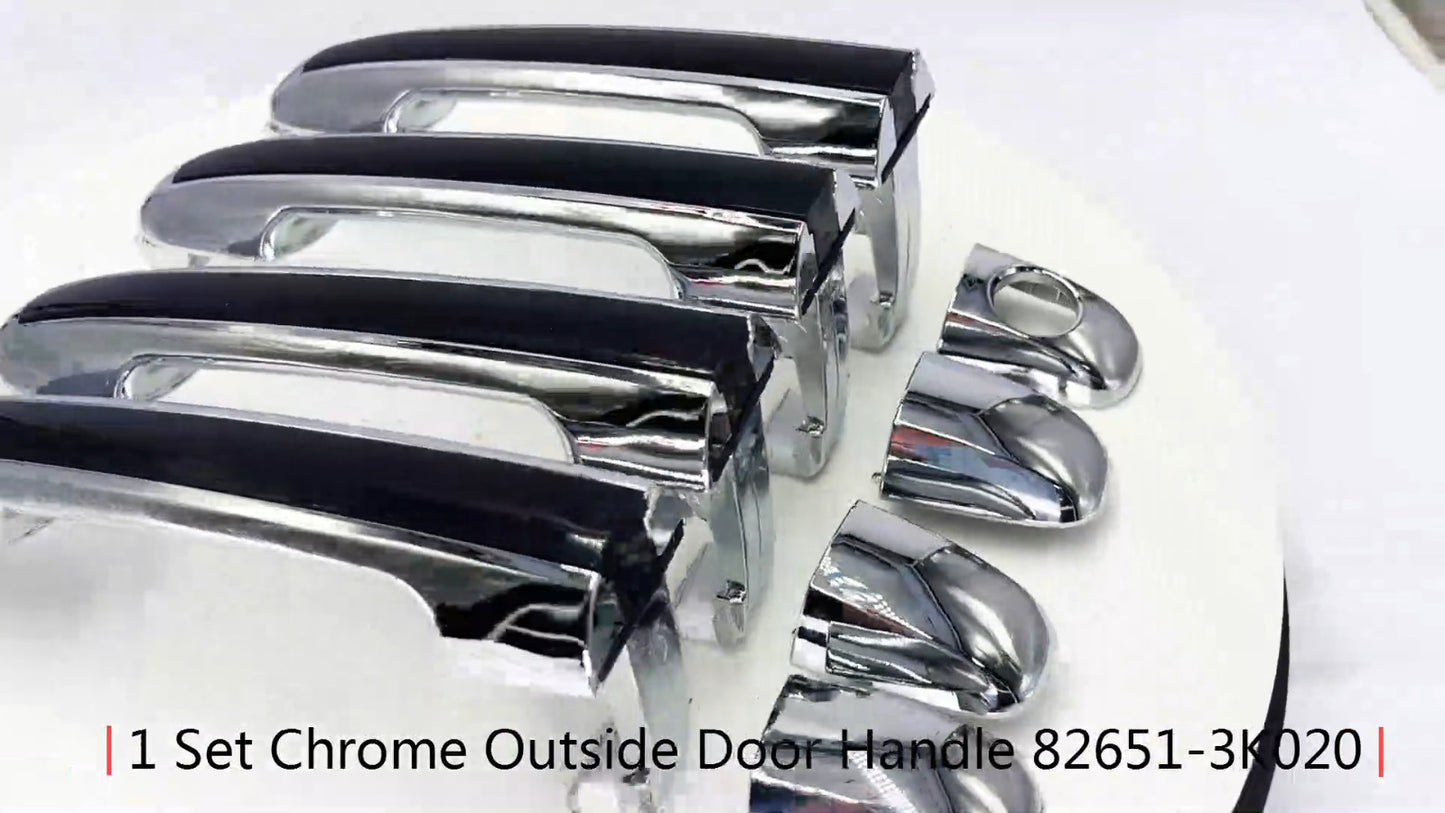 1 Set Chrome Outside Door Handle for Hyundai Sonata 82651-3K020 826523K010 v